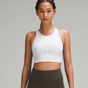 Lululemon Wunder Train Longline Bra C/D Cup in Terrazzo Marble